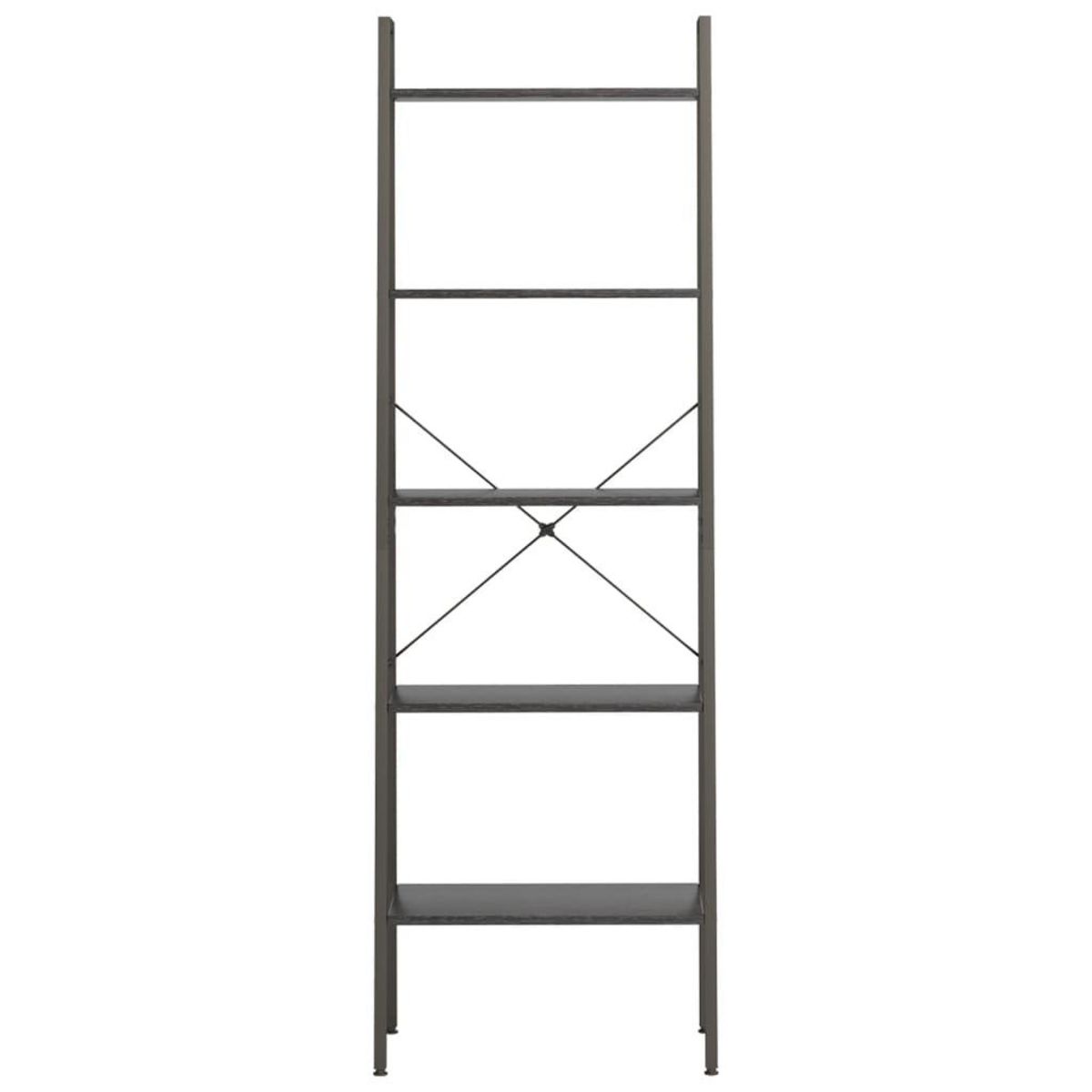 VIDAXL Etagere sur pied 5 niveaux Noir 56x35x174 cm