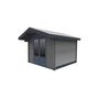 Voir la diapositive 2 : Woodlife garden Abri de jardin composite - 14,44m²- gris  