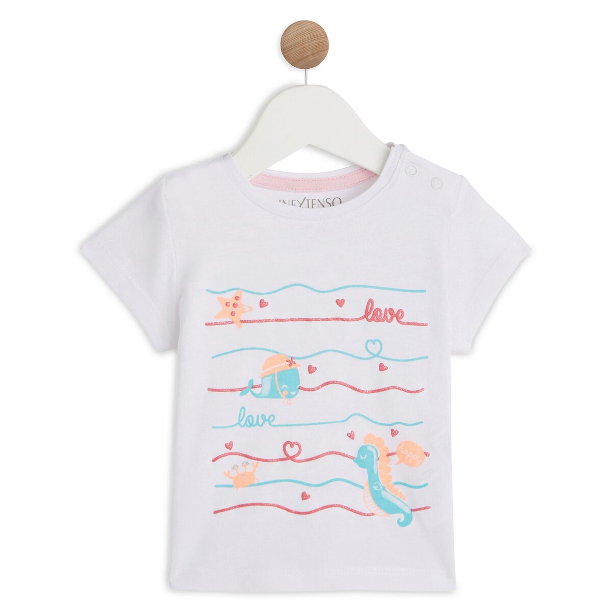 INEXTENSO T-shirt manches courtes bébé fille