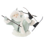 Paris Prix Père-Noël Déco  Chute de Ski  23cm Bleu Gris