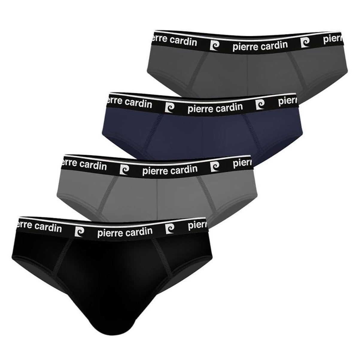 PIERRE CARDIN X4 Boxers Noir/Gris/ Homme Pierre Cardin Ssvet