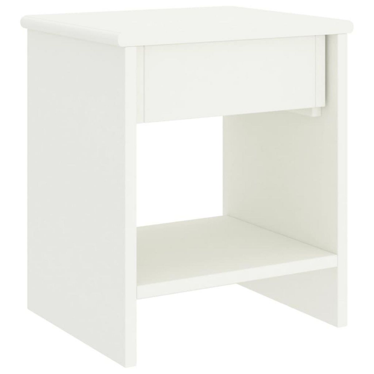 VIDAXL Table de chevet Blanc 35x30x40 cm Bois de pin massif