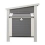 Voir la diapositive 2 : KERBL Kerbl Poulailler Barney Plastique 2-4 poules - 137x73x83 cm - Gris et blanc - 60% PVC 40% bois