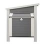 Voir la diapositive 2 : KERBL Kerbl Poulailler Barney Plastique 2-4 poules - 137x73x83 cm - Gris et blanc - 60% PVC 40% bois