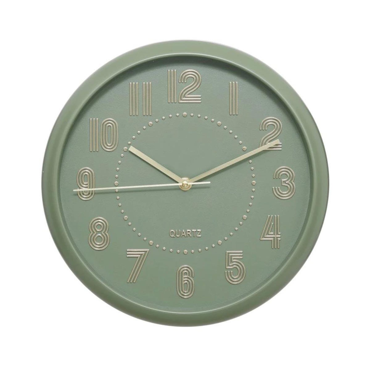 ATMOSPHERA Horloge Murale Design  Alizée  30cm Vert Olive