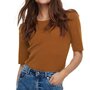  Pull Manches courtes Marron Femme JDY LINA