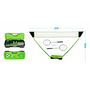 Voir la diapositive 3 : PLAY4FUN Set de Badminton complet avec filet 295 x 38 x 154 cm, raquettes, volants et étui de rangement