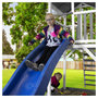 Voir la diapositive 5 : AXI Aire de jeux avec toboggan et échelle d'escalade - Bois - H2,42m - BEACH TOWER