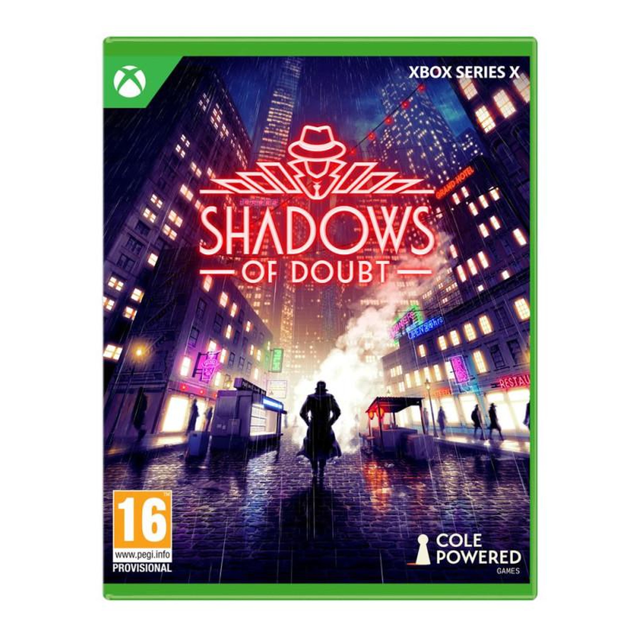 Just for games Shadows of Doubt Xbox Series X