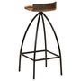 Voir la diapositive 5 : VIDAXL Tabourets de bar lot de 2 bois de recuperation massif