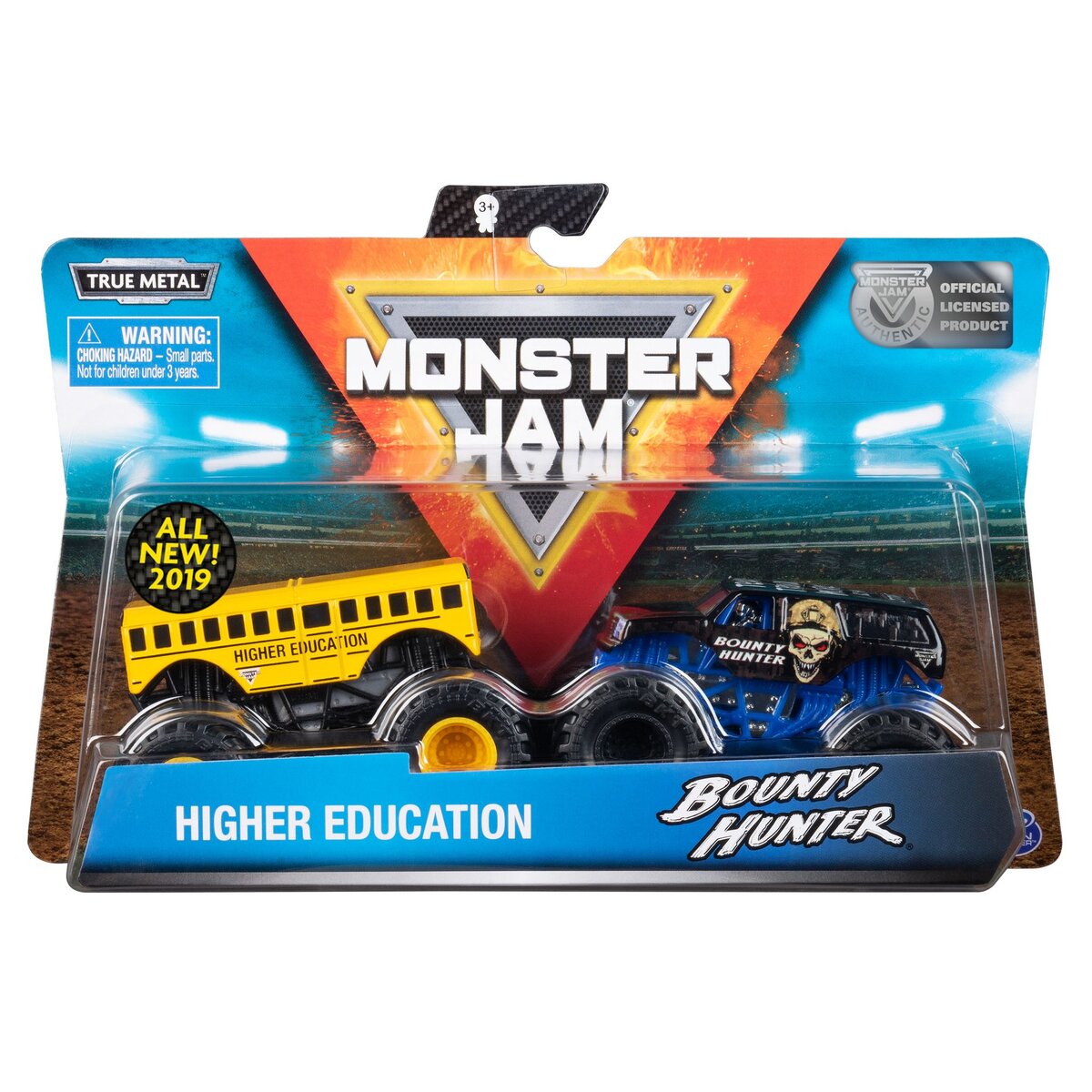 SPIN MASTER Monster Jam - Pack de 2 Monster Trucks 1/64ème
