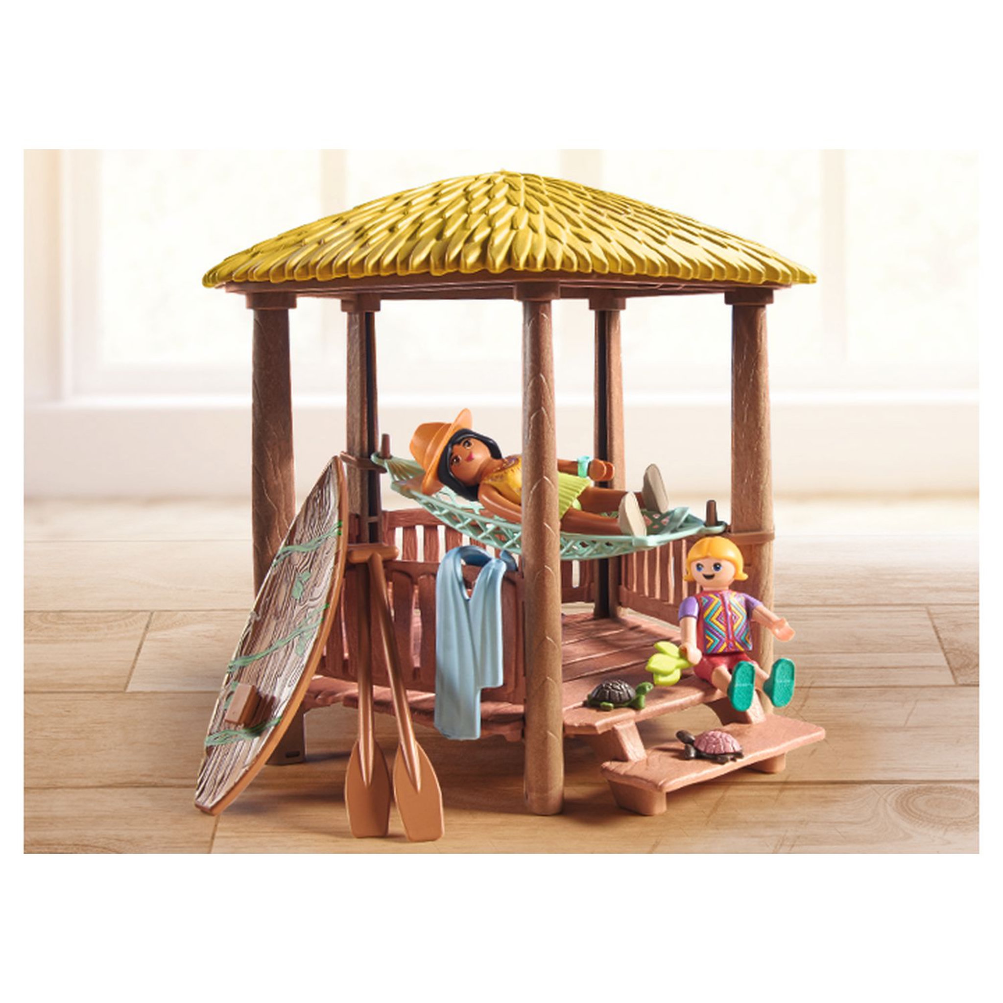 Voir la diapositive 5 : PLAYMOBIL 71143 Paddles avec les dauphins roses 