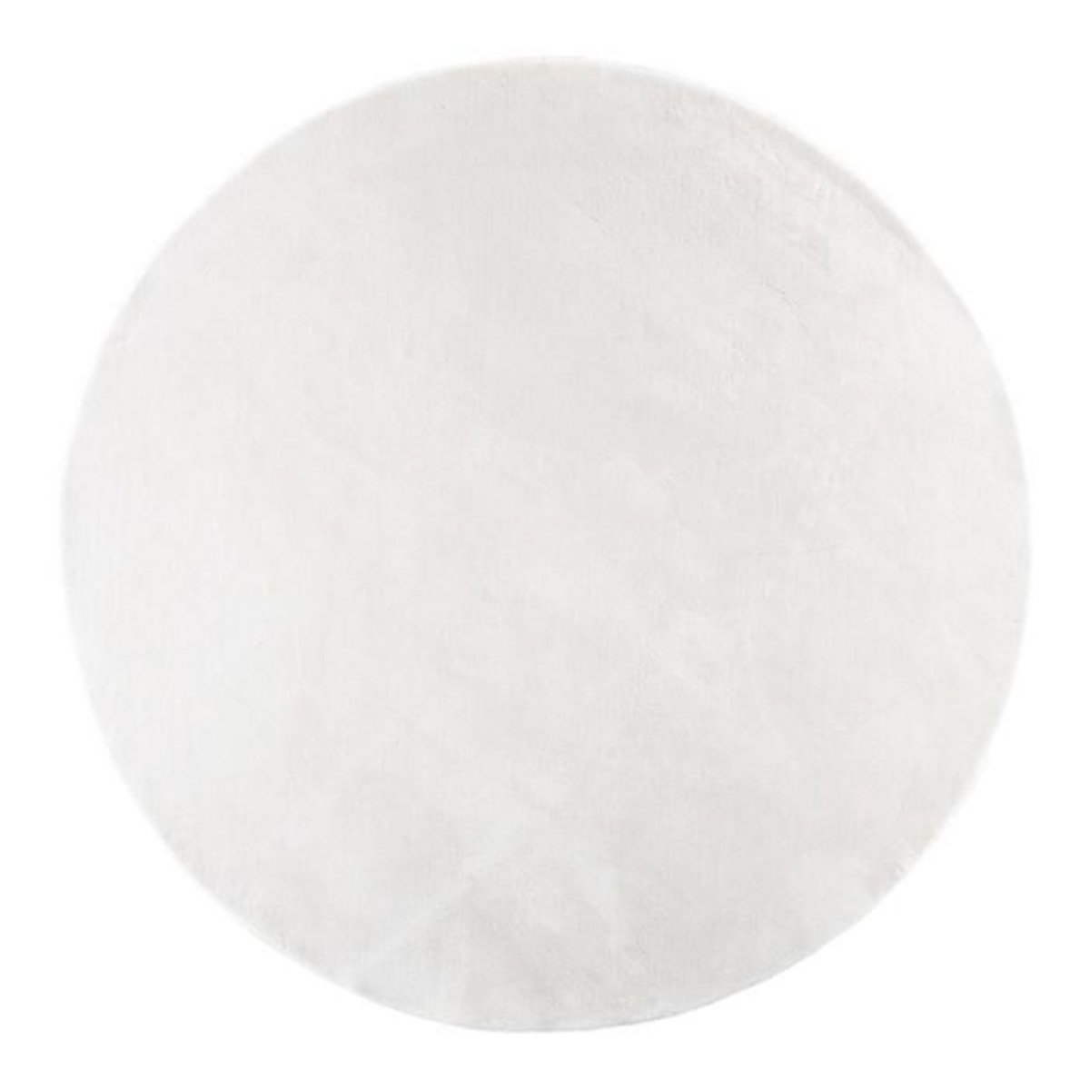 Paris Prix Tapis Déco Rond  Nixie  200cm Blanc