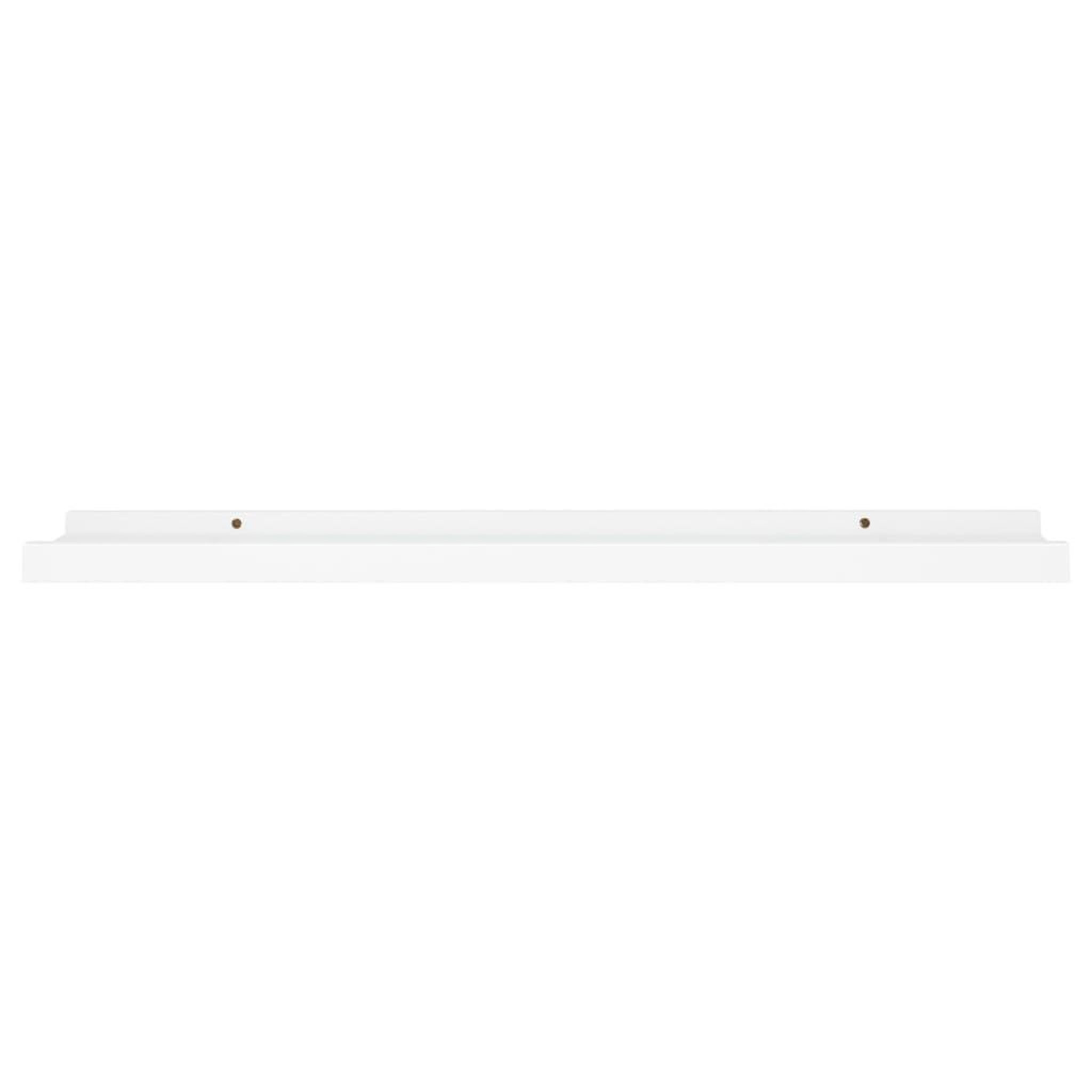 Voir la diapositive 4 : VIDAXL Etageres a rebord pour cadre photo 2 pcs Blanc 80x9x3 cm MDF
