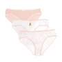 Voir la diapositive 1 : Lulu Castagnette Lot x3 Culottes Rose/Blanche Femme Lulu Castagnette