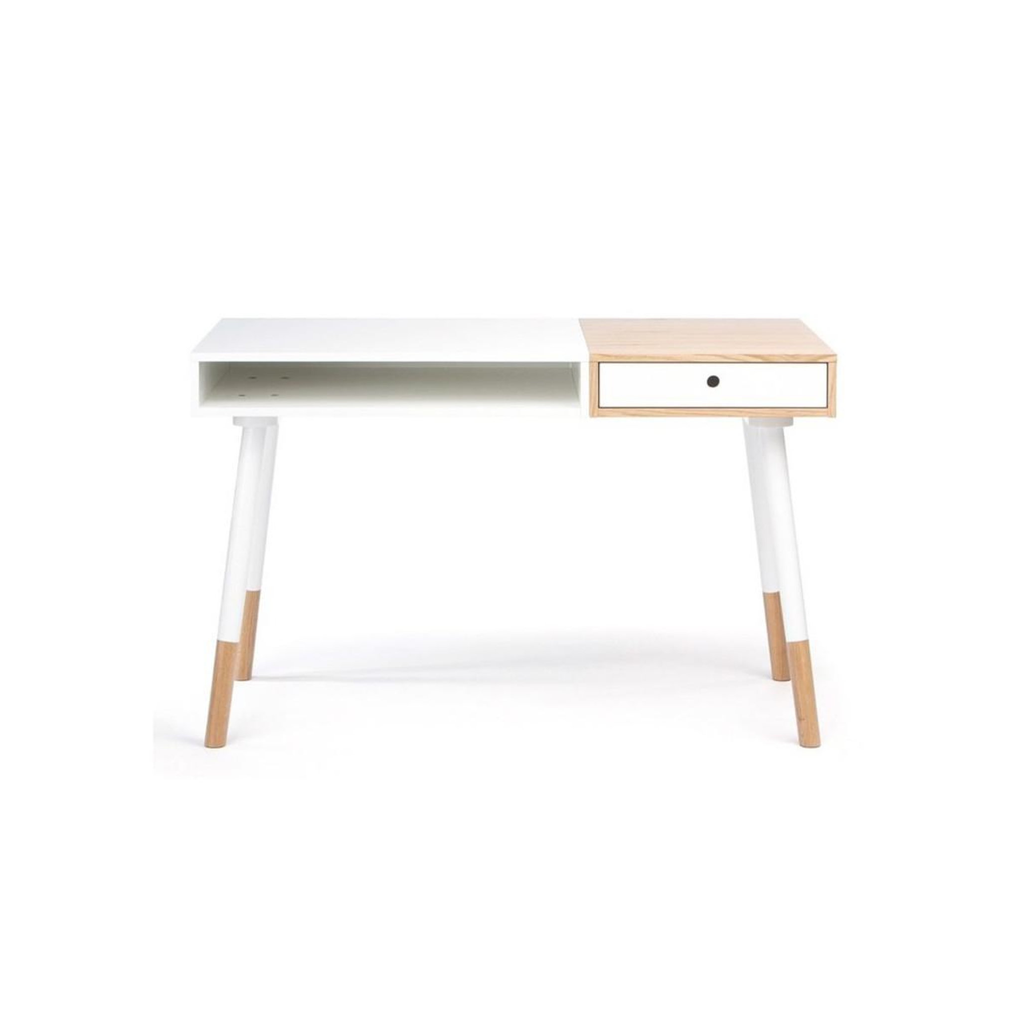 Paris Prix Bureau design  sonnenblick  120cm blanc & chêne