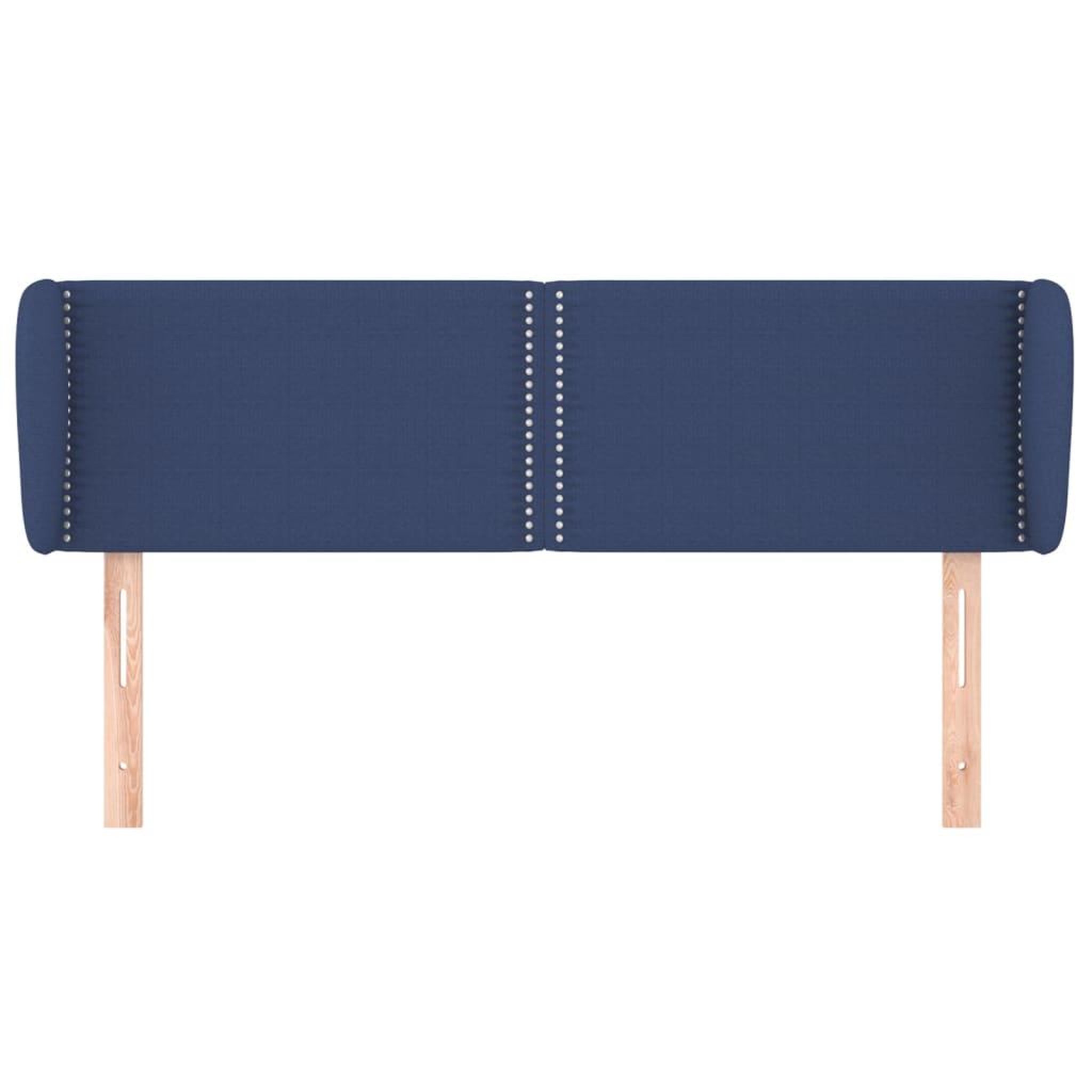 Voir la diapositive 3 : VIDAXL Tete de lit avec oreilles Bleu 147x23x78/88 cm Tissu