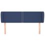 Voir la diapositive 3 : VIDAXL Tete de lit avec oreilles Bleu 147x23x78/88 cm Tissu
