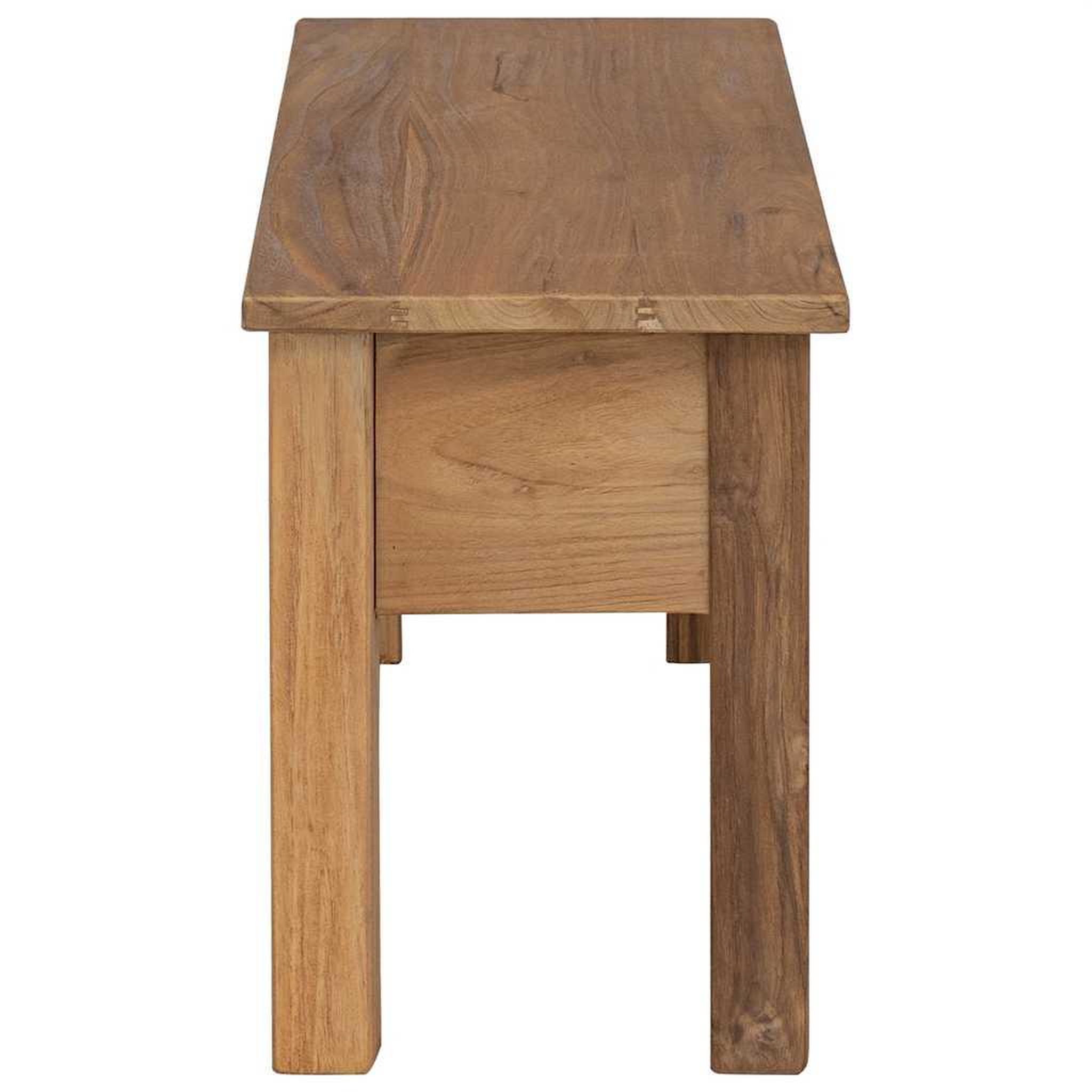 Voir la diapositive 4 : VIDAXL Banc d'entree teck massif 90 x 30 x 40 cm