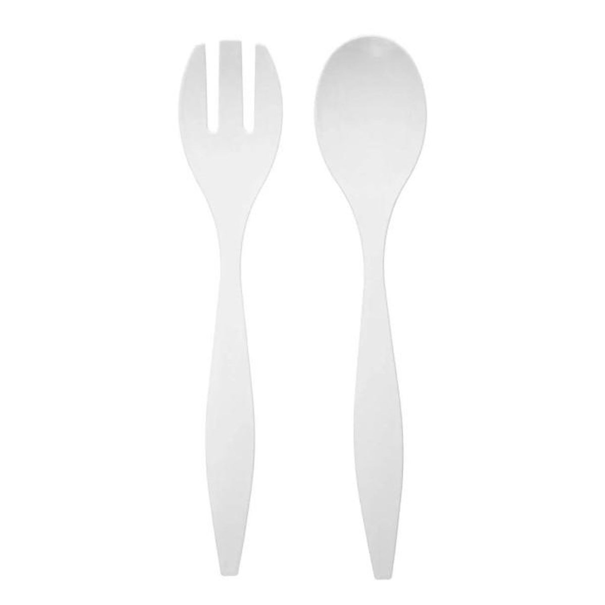 FIVE Couverts à Salade  Wave  29cm Blanc