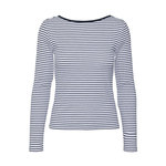 Vero Moda Top Gris/Marine à rayures Femme Vero Moda Chloe. Coloris disponibles : Bleu
