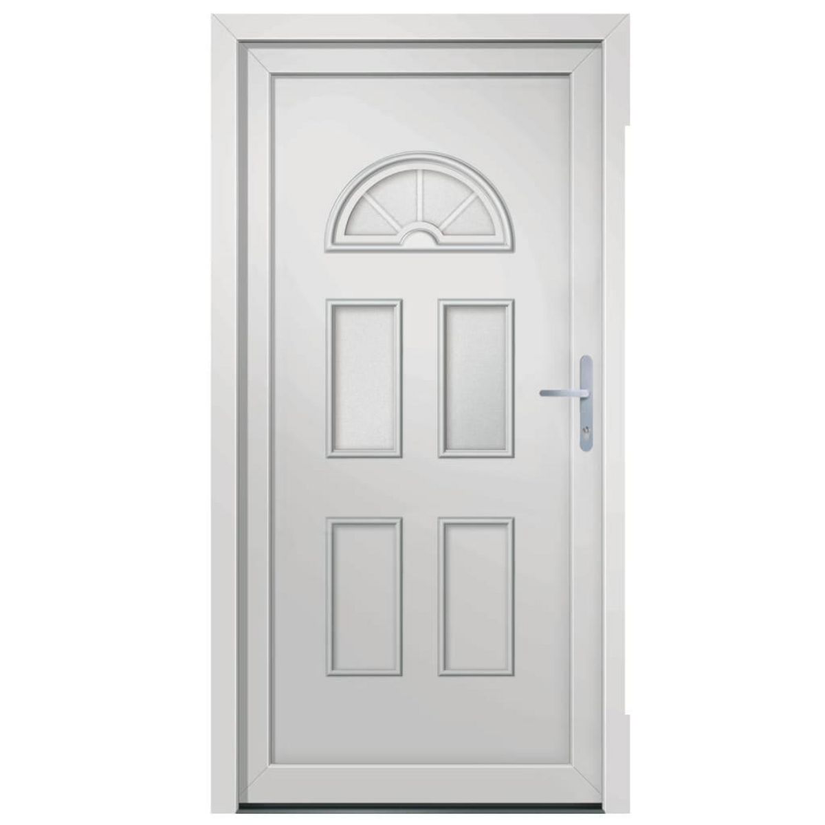 VIDAXL Porte d'entree Blanc 98x208 cm PVC