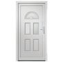 Voir la diapositive 3 : VIDAXL Porte d'entree Blanc 98x208 cm PVC