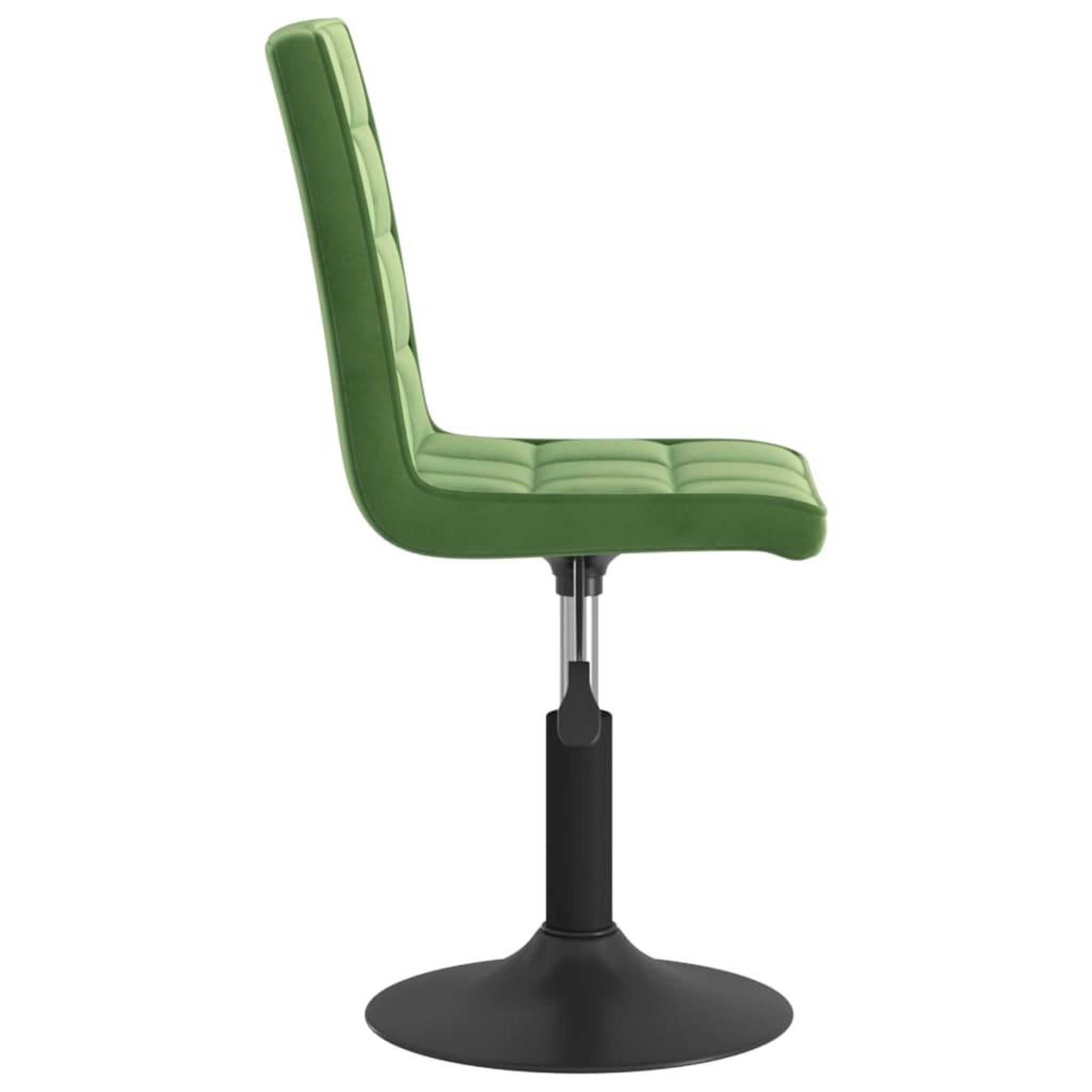 Voir la diapositive 5 : VIDAXL Chaises pivotantes a manger lot de 2 vert fonce velours