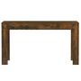 Voir la diapositive 3 : VIDAXL Table a manger chene fume 140x74,5x76 cm bois d'ingenierie