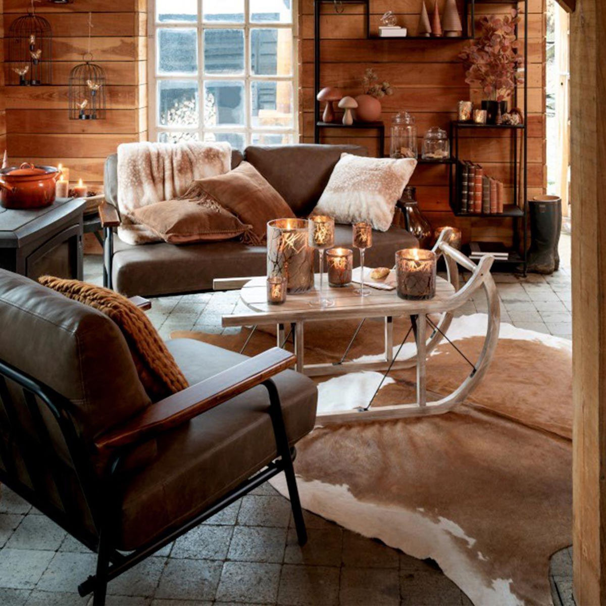 Paris Prix Plaid Déco  Chevreuil  130x175cm Naturel