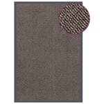 VIDAXL Paillasson touffete 80x120 cm Marron fonce