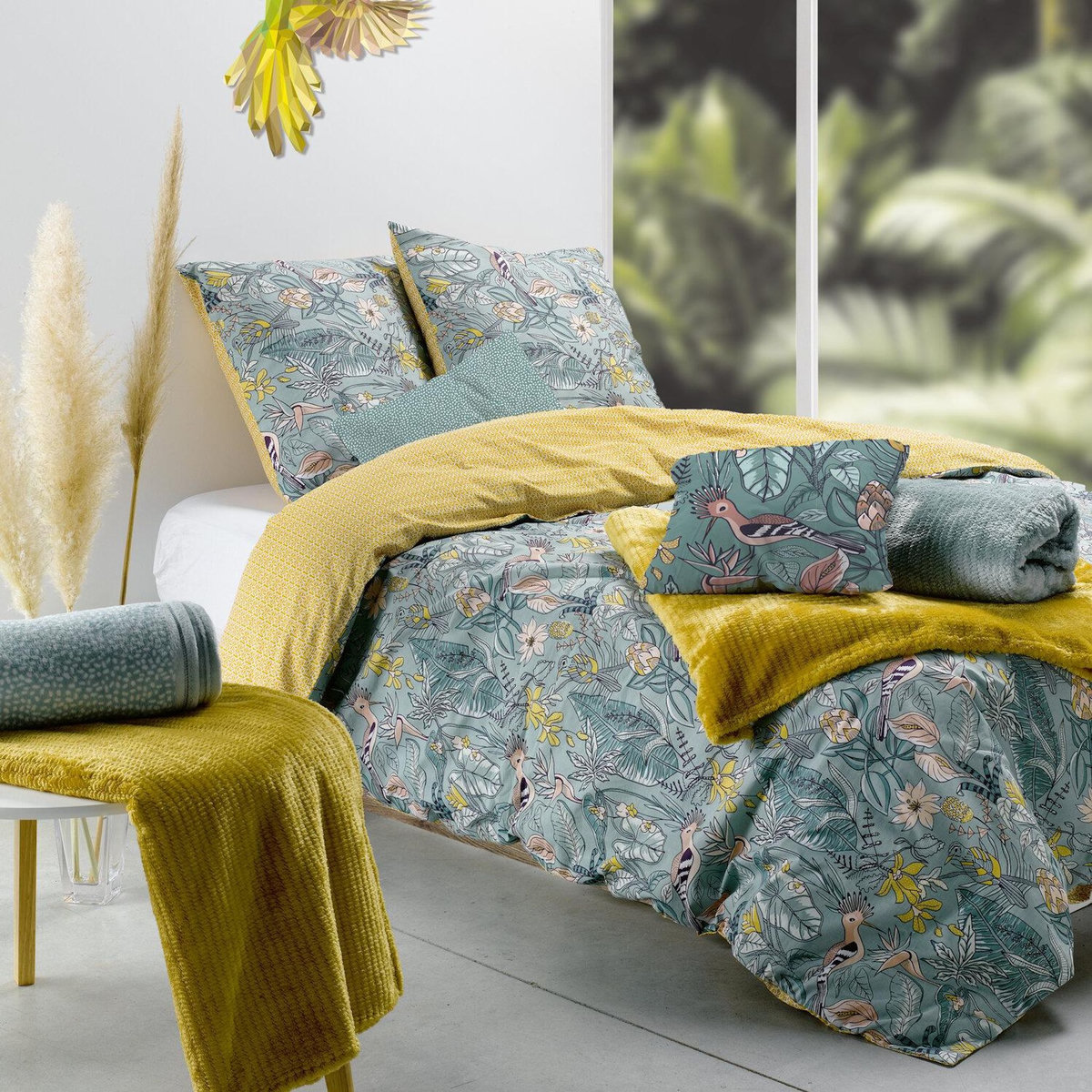 Les Ateliers du Linge Parure housse de couette 100% coton 57fils, hupia