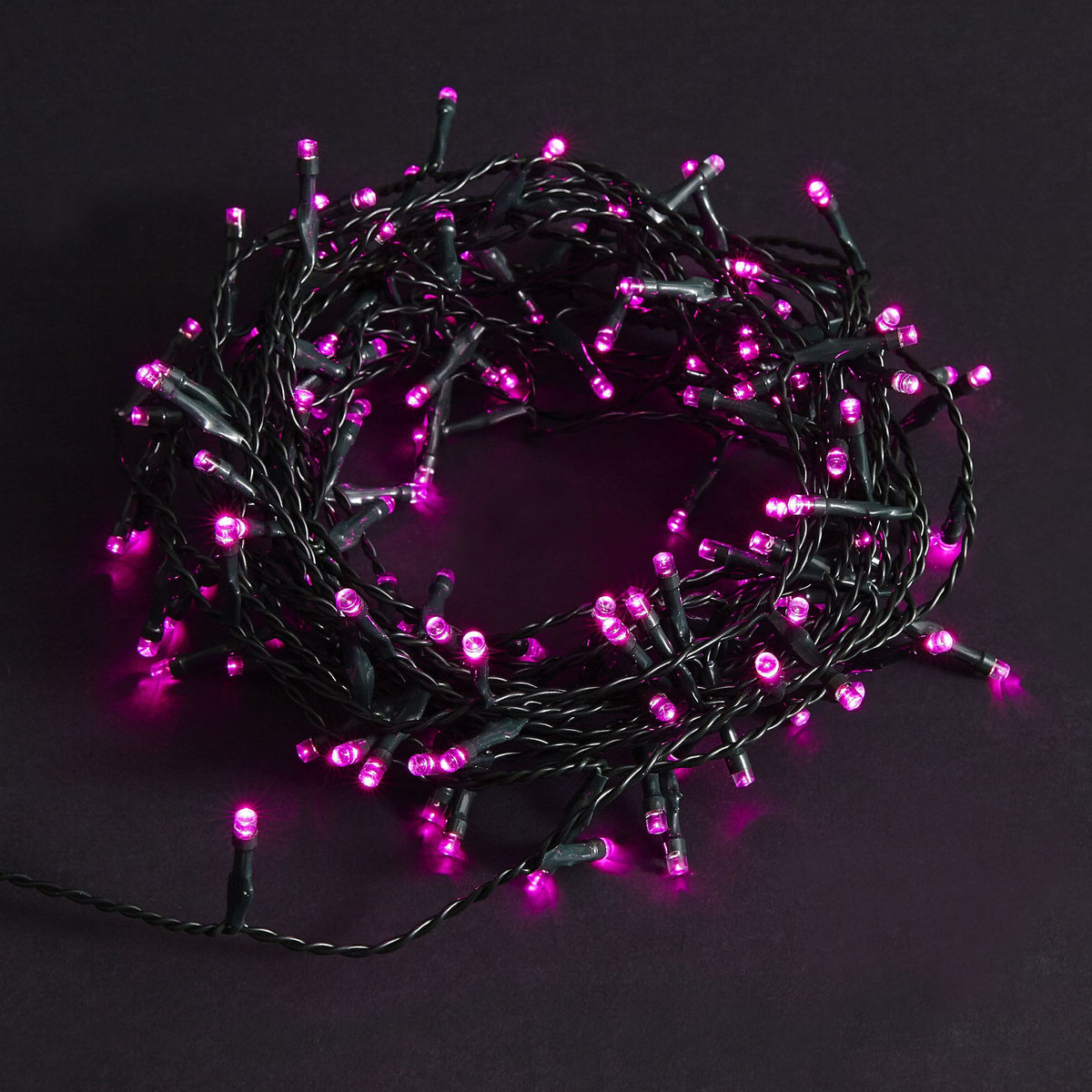 ACTUEL Guirlande extérieure 150 led rose - 14,68 m