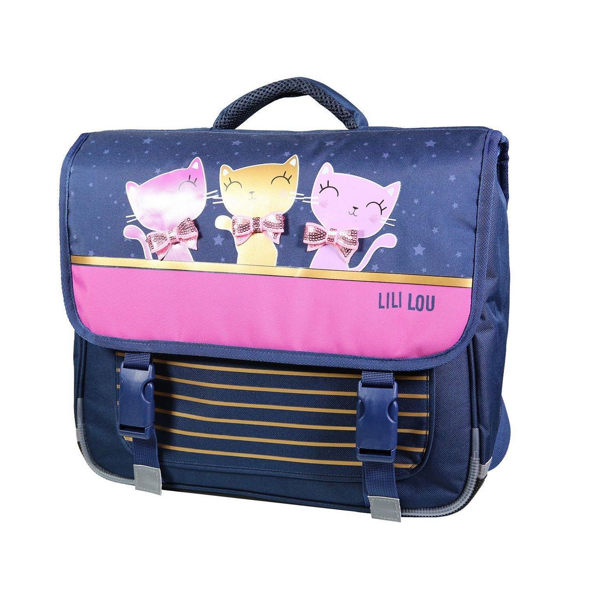 Bagtrotter BAGTROTTER Cartable 38 cm Lili Lou X Phileas Bleu