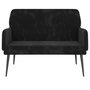 Voir la diapositive 3 : VIDAXL Banc Noir 108x79x79 cm Velours