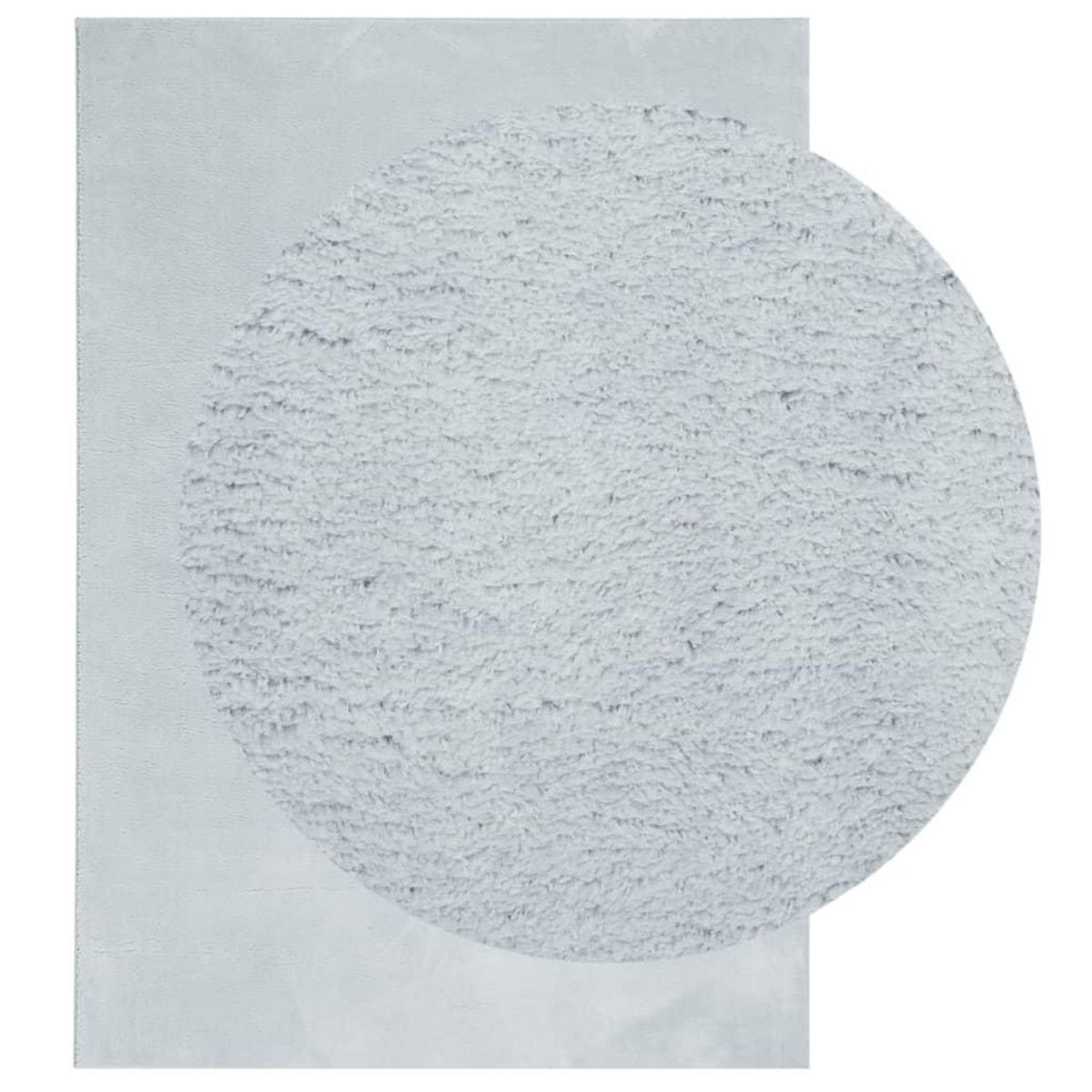 VIDAXL Tapis HUARTE a poils courts doux et lavable bleu 140x200 cm