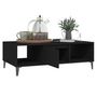 Voir la diapositive 4 : VIDAXL Table basse noir 103,5x60x35 cm bois d'ingenierie