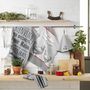 Voir la diapositive 3 : Paris Prix Torchon en Coton Tissé  Comptoir  50x70cm Gris