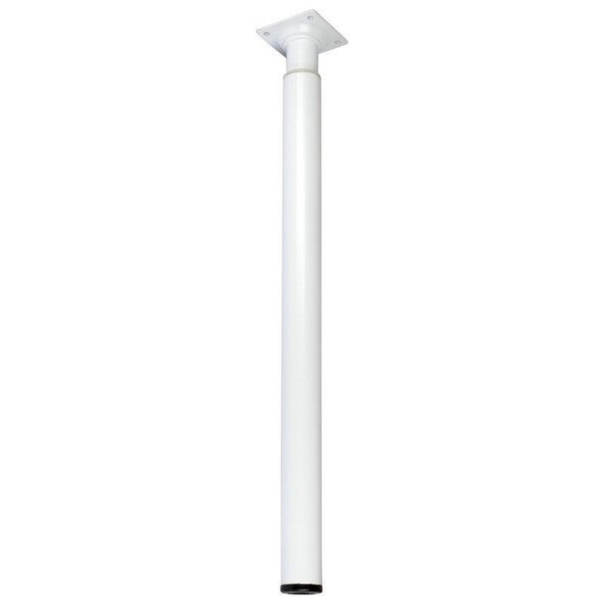 CIME Pied Meuble Cylindrique Réglable Métal Époxy Blanc
