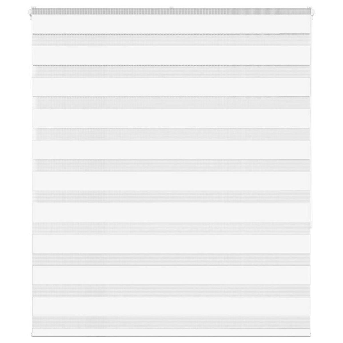 VIDAXL Store zebre blanc 120x150 cm largeur du tissu 115,9cm polyester