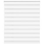 VIDAXL Store zebre blanc 120x150 cm largeur du tissu 115,9cm polyester