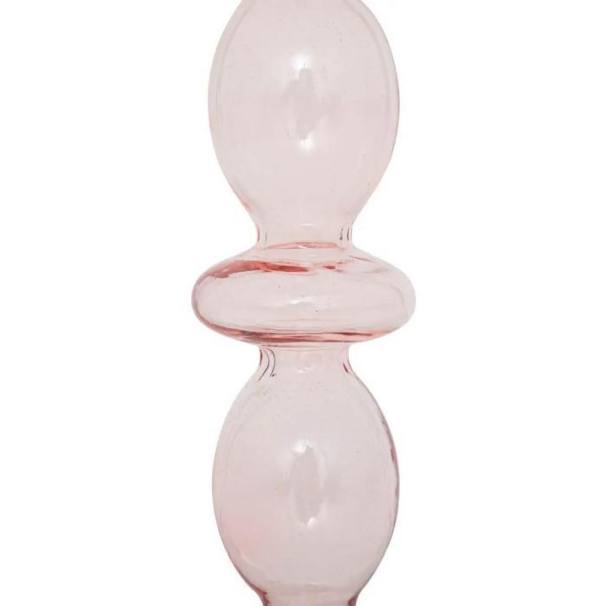 ATMOSPHERA Chandelier en Verre Design  Bulles  25cm Rose Clair
