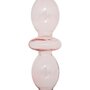 Voir la diapositive 2 : ATMOSPHERA Chandelier en Verre Design  Bulles  25cm Rose Clair