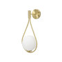 Voir la diapositive 2 : Paris Prix Applique Murale Design  Glamy  52cm Or & Blanc