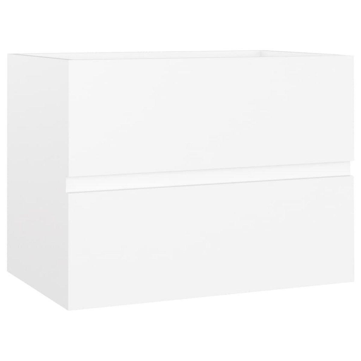 VIDAXL Armoire d'evier Blanc 60x38,5x45 cm Bois d'ingenierie