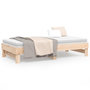 Voir la diapositive 5 : VIDAXL Lit coulissant 2x(75x190) cm Bois de pin massif