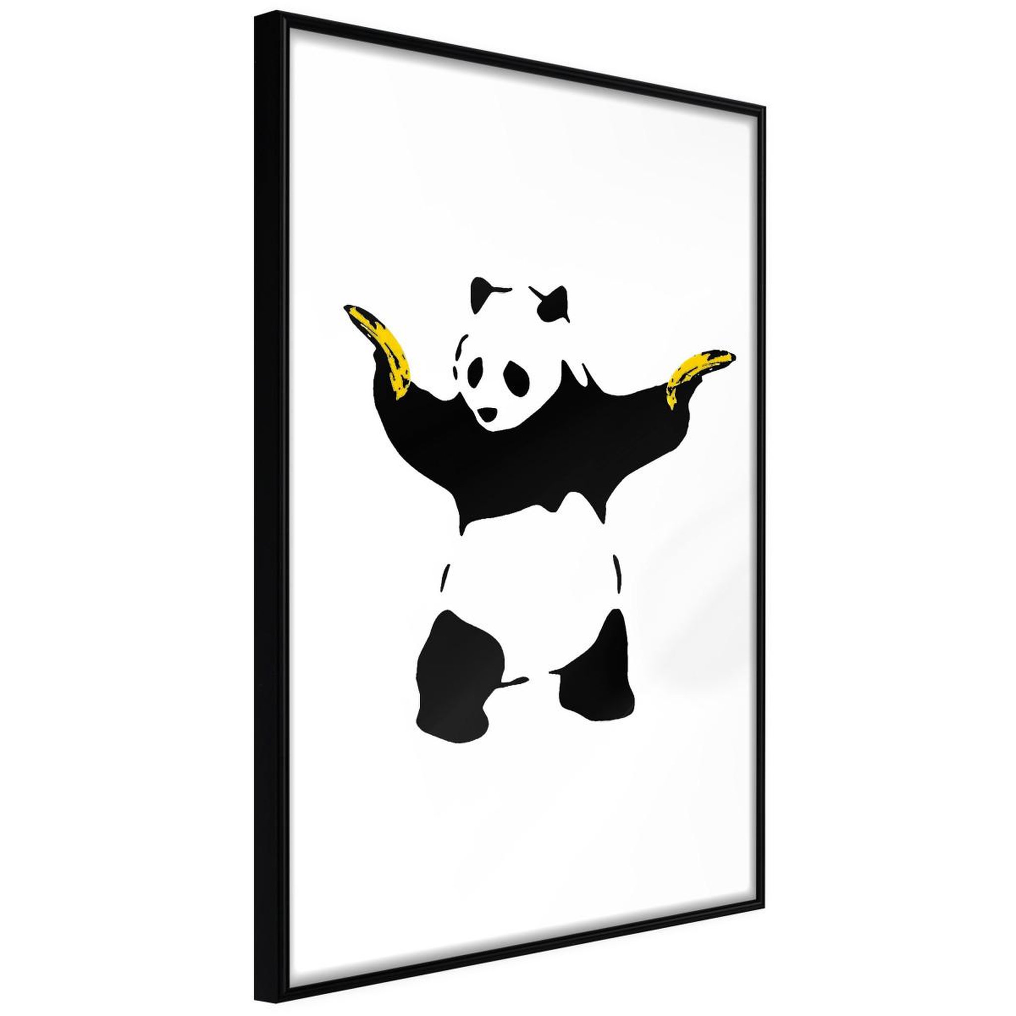 Paris Prix Affiche Murale Encadrée  Banksy Panda With Guns