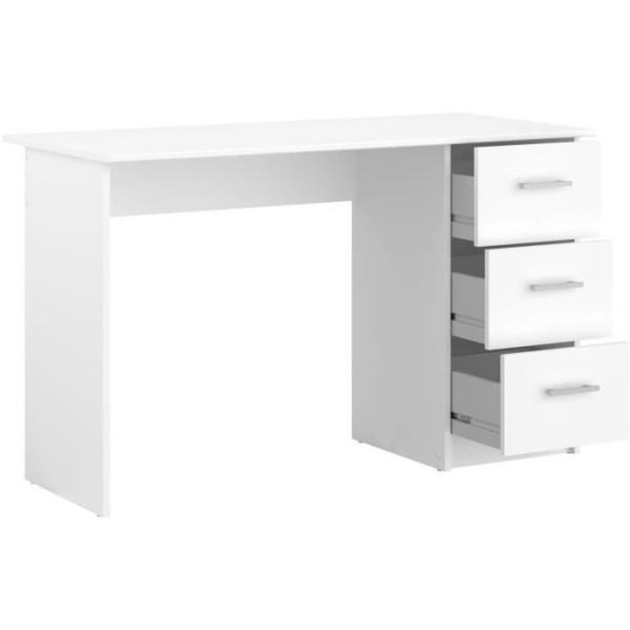 Voir la diapositive 4 : PARISOT Chambre complete enfant 3 pieces ZODIAC - Lit + chevet + bureau - Décor blanc - PARISOT
