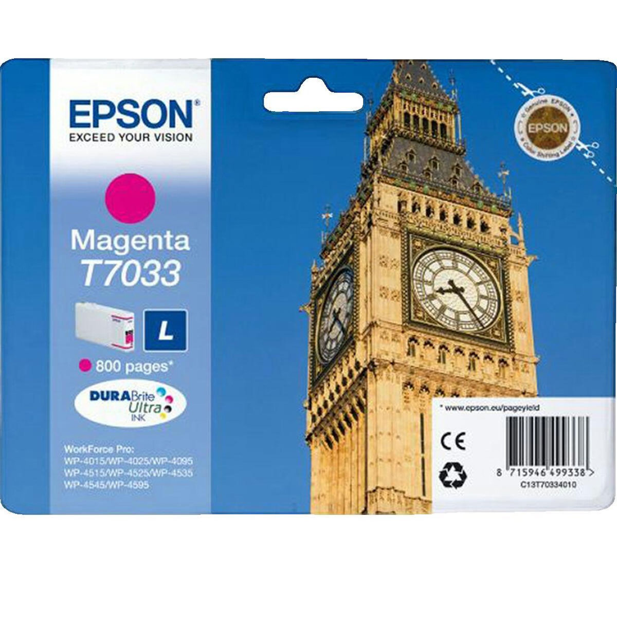Epson Cartouche d'encre Epson 8715946499338 Magenta