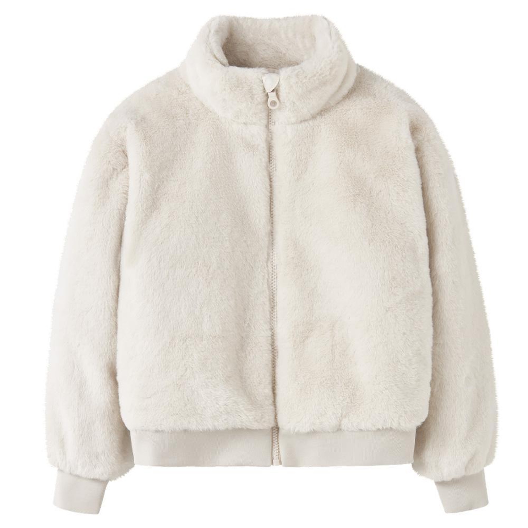Voir la diapositive 1 : NAME IT Veste en fausse fourrure blanche fille name it mila